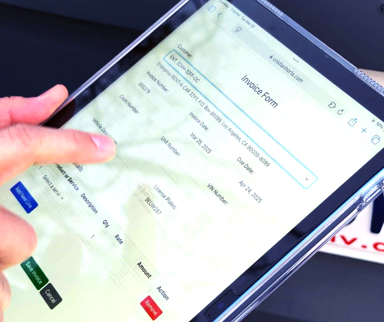 Create Digital Invoice